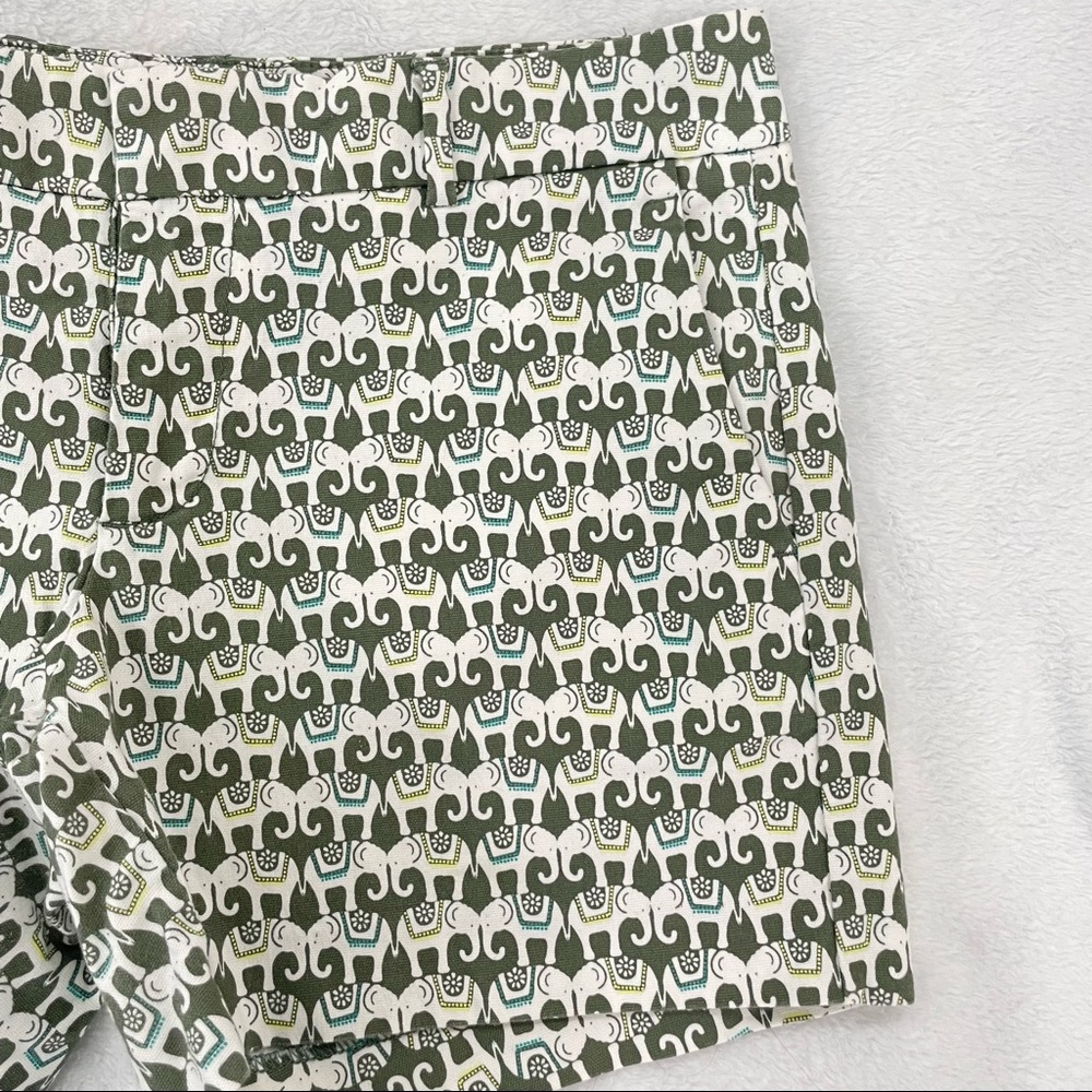 Banana republic elephant print shorts size 2